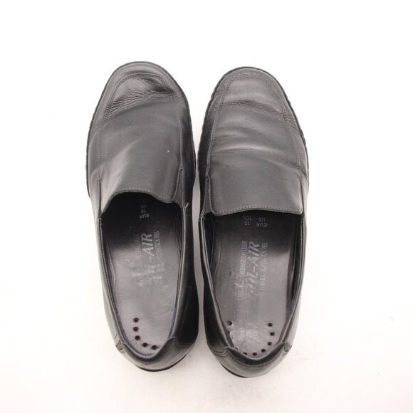 Mephisto Edlef Loafers Men\'s 10.5 Black Leather Slip On Casual Shoes Cool Air